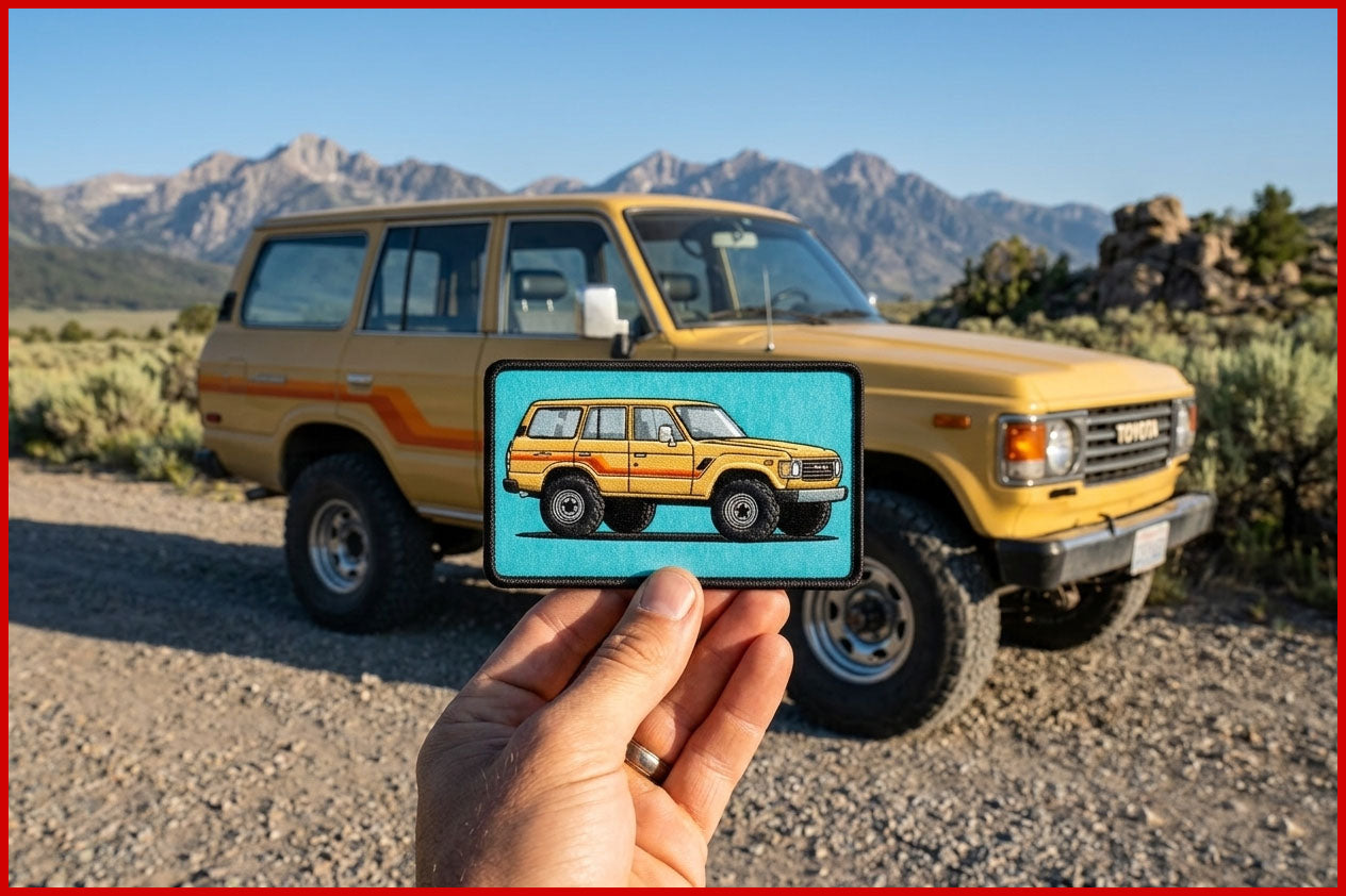 Land Cruiser 60 Series Classic 4x4 Embroidery Patch