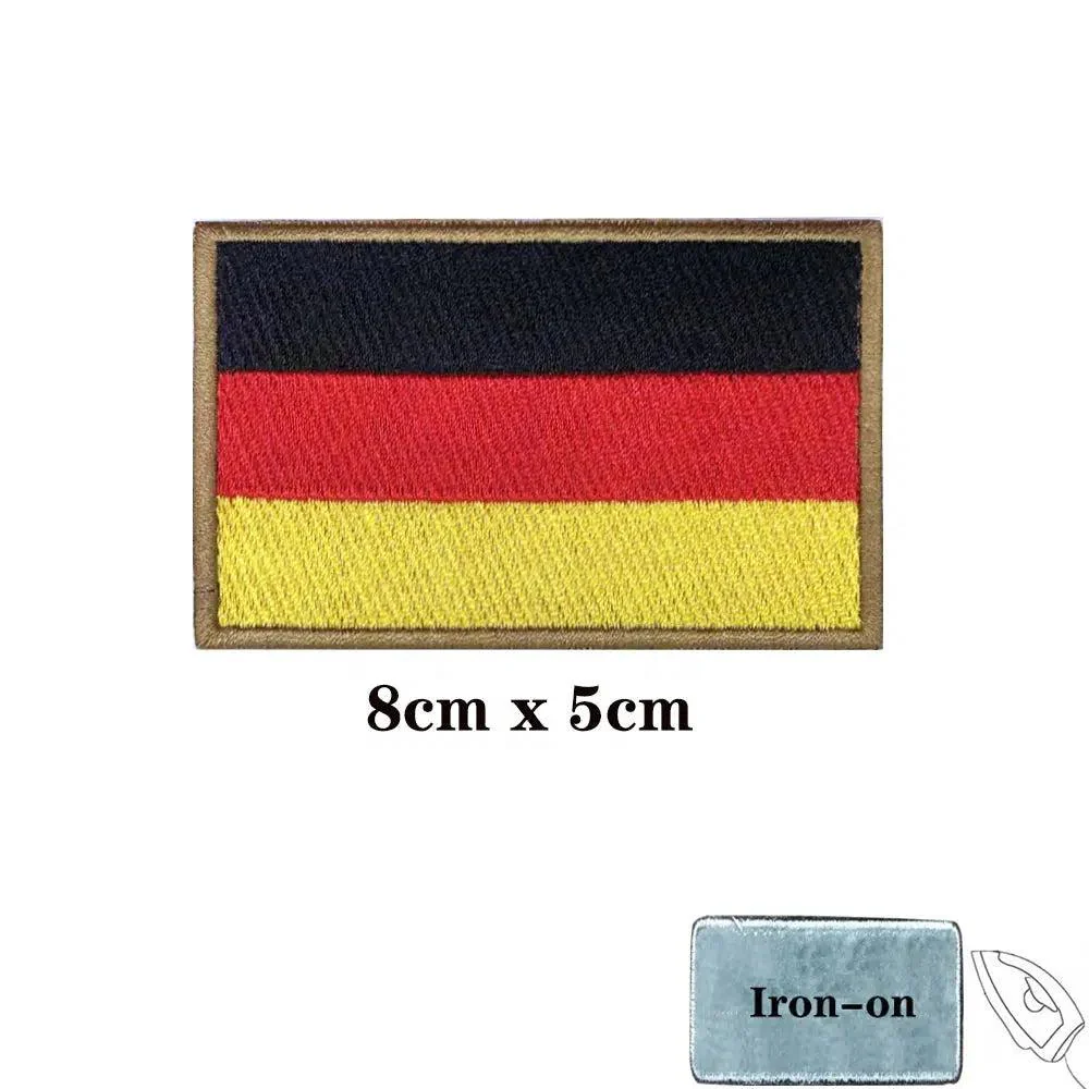 Germany Flag Embroidered Patch (8x5cm)
