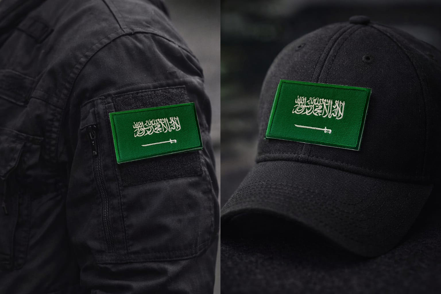 Saudi Arabia Flag Embroidered Patch (8x5cm)