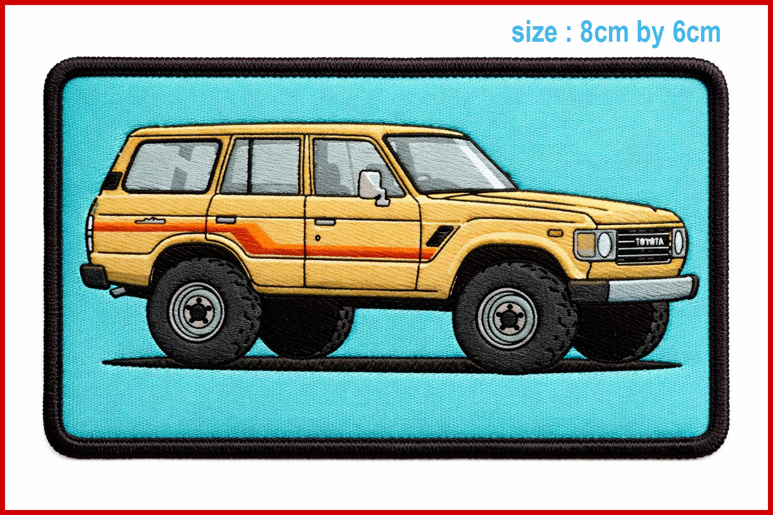 Land Cruiser 60 Series Classic 4x4 Embroidery Patch