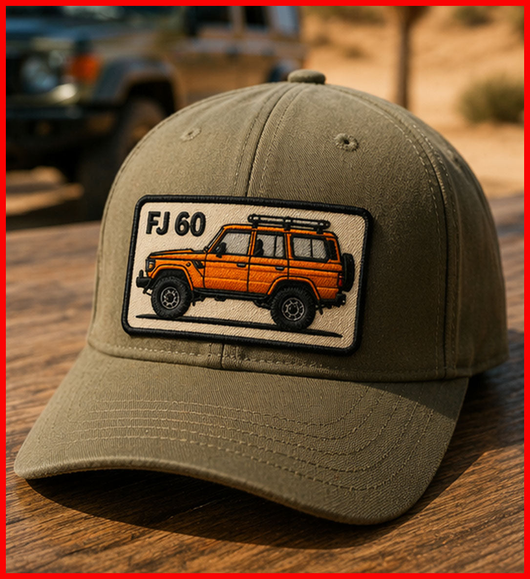 FJ60 Off-Road Embroidered Patch – Premium 4x4 Badge