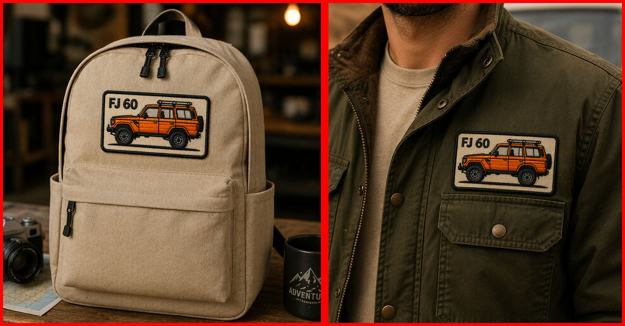 FJ60 Off-Road Embroidered Patch – Premium 4x4 Badge