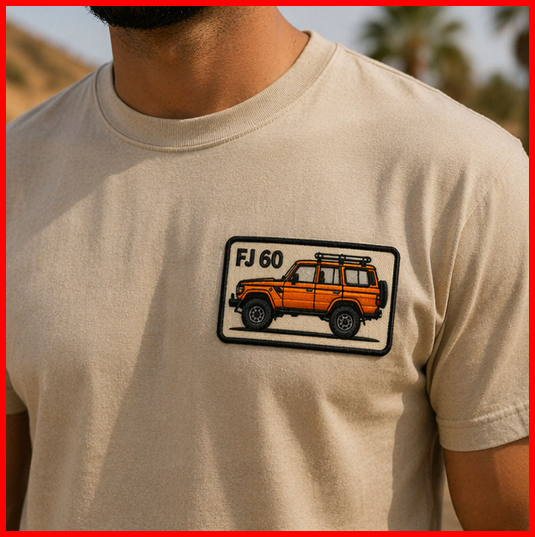 FJ60 Off-Road Embroidered Patch – Premium 4x4 Badge